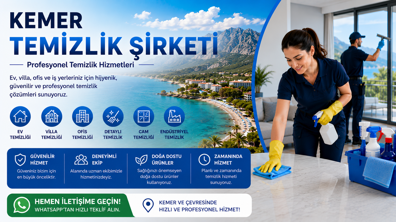 Kemer Temizlik Şirketi
