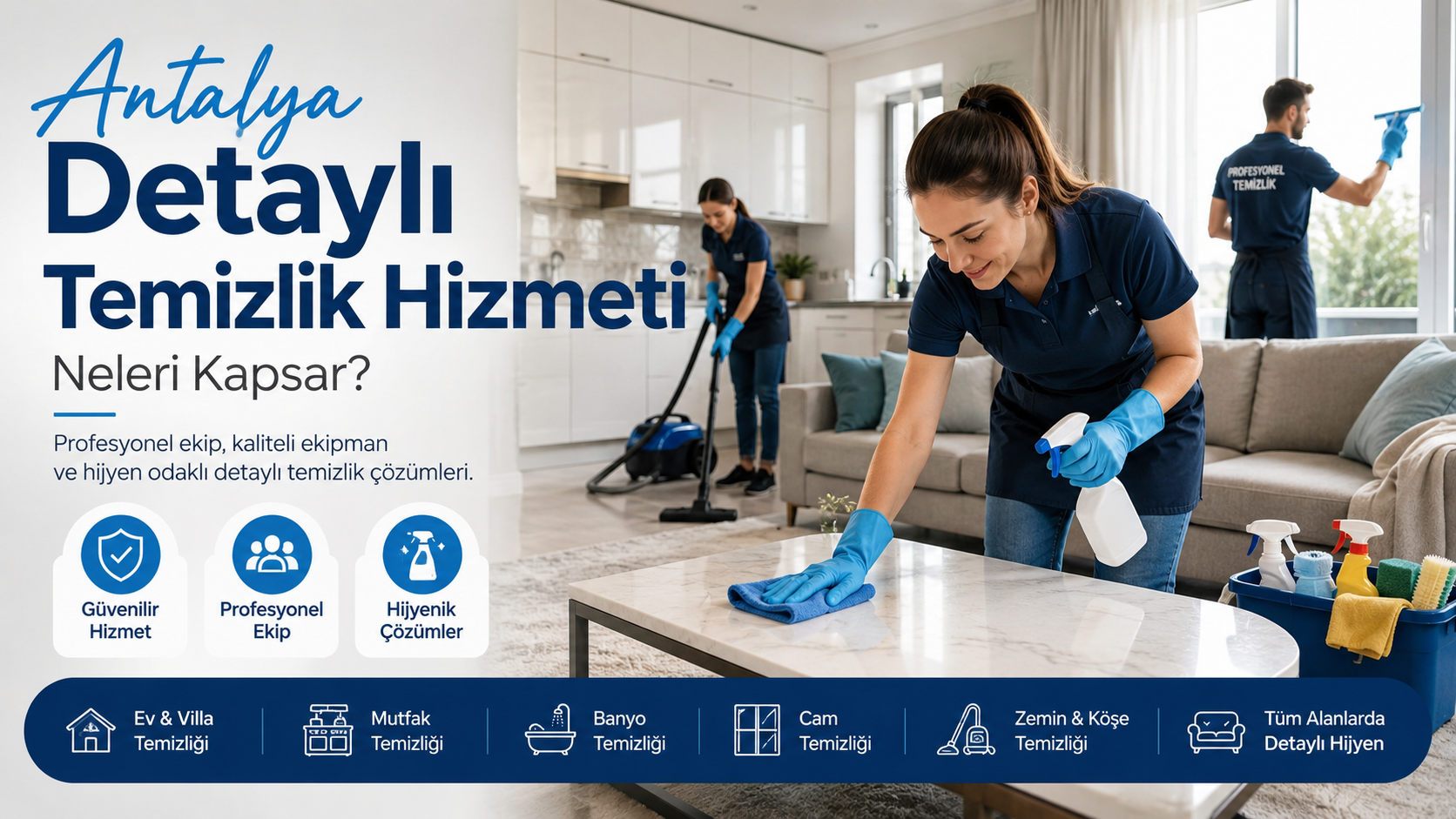 Antalya Detaylı Temizlik Hizmeti