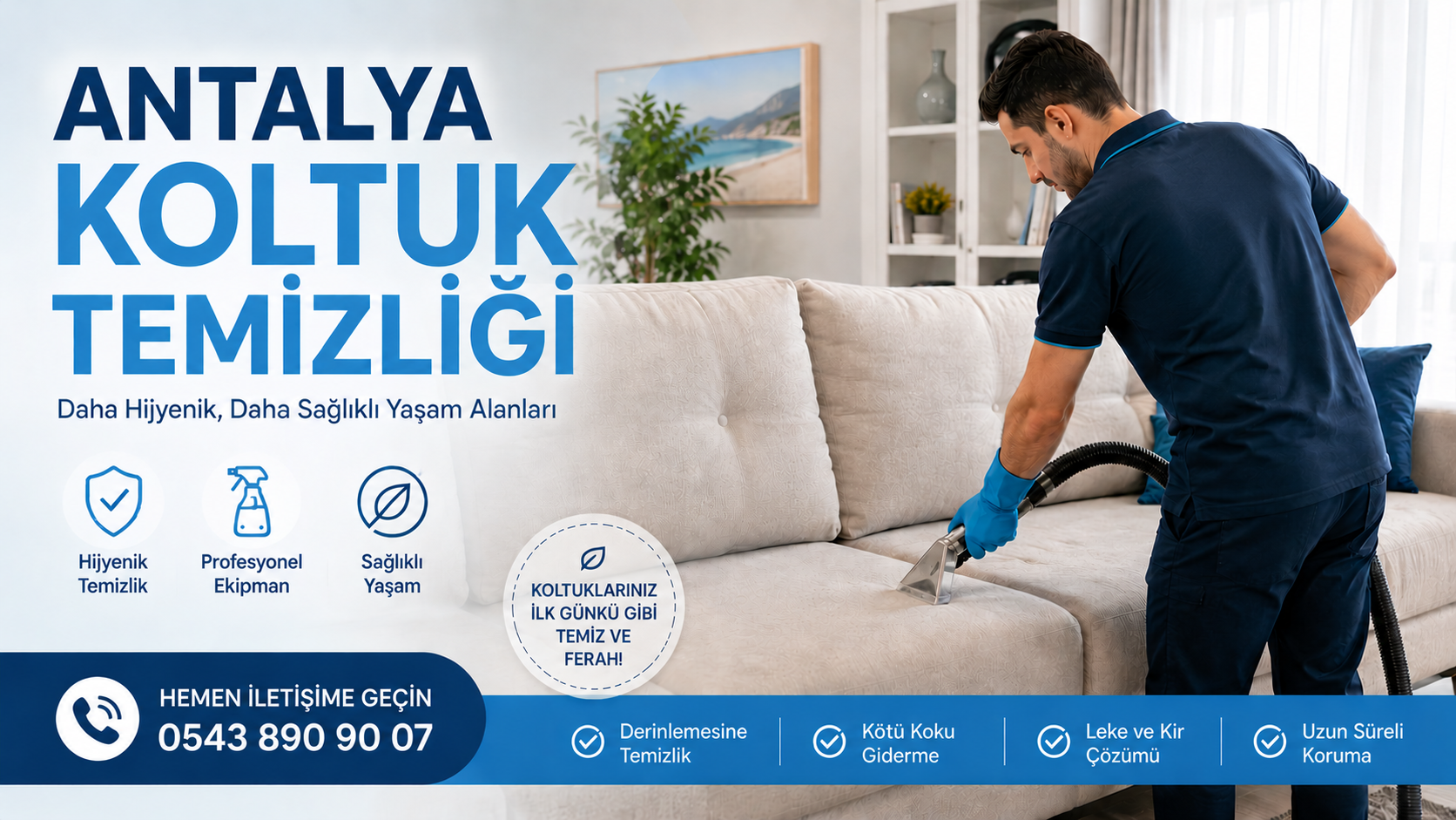 Antalya Koltuk Temizliği Ev Hijyenini Nasıl Etkiler?
