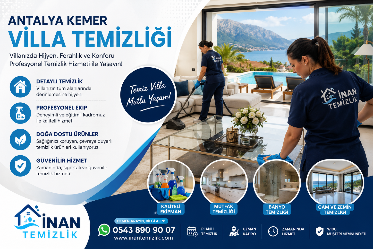 Antalya Kemer Villa Temizliği