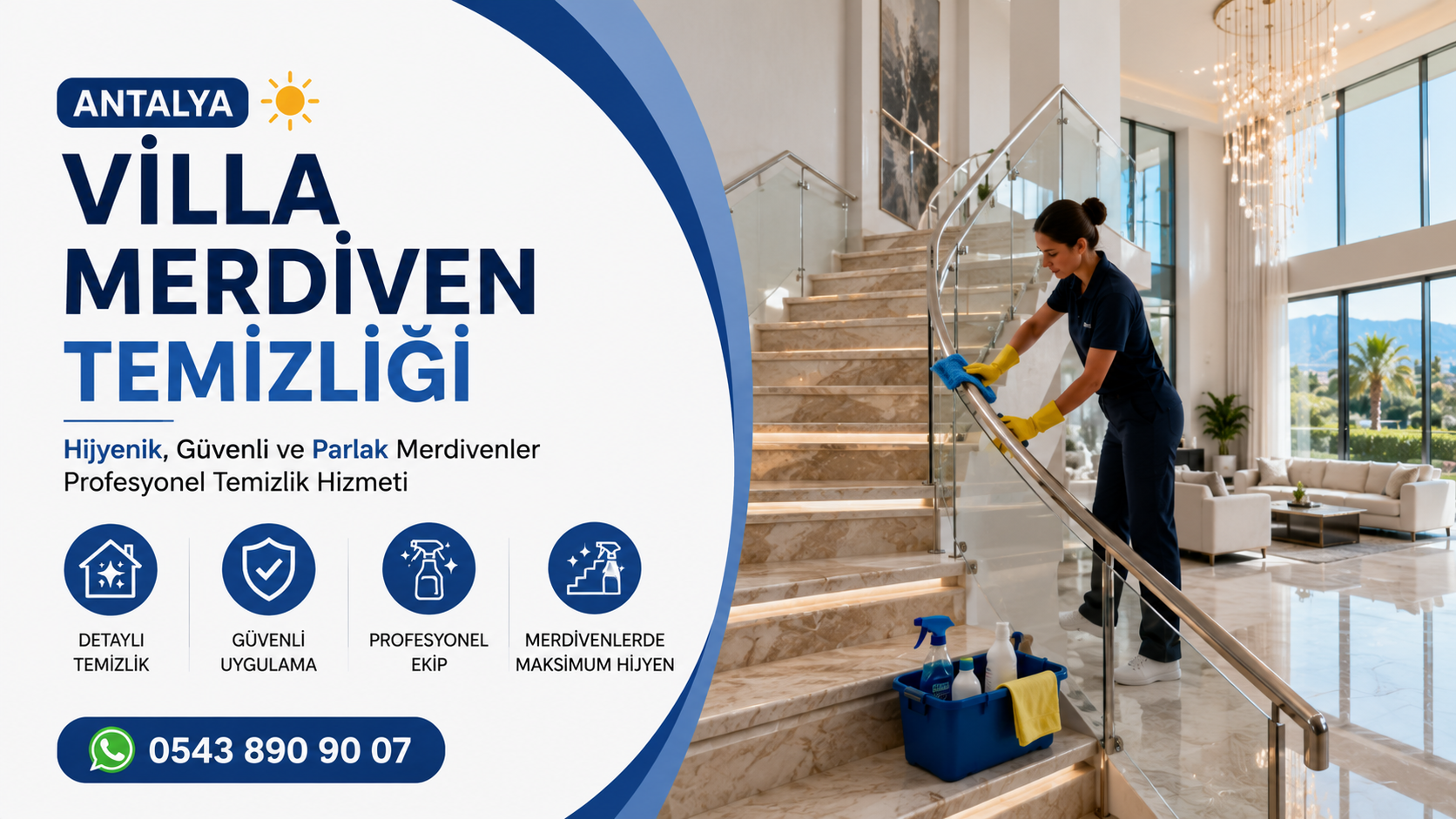 Antalya Villa Merdiven Temizliği Neden Düzenli Yapılmalıdır?