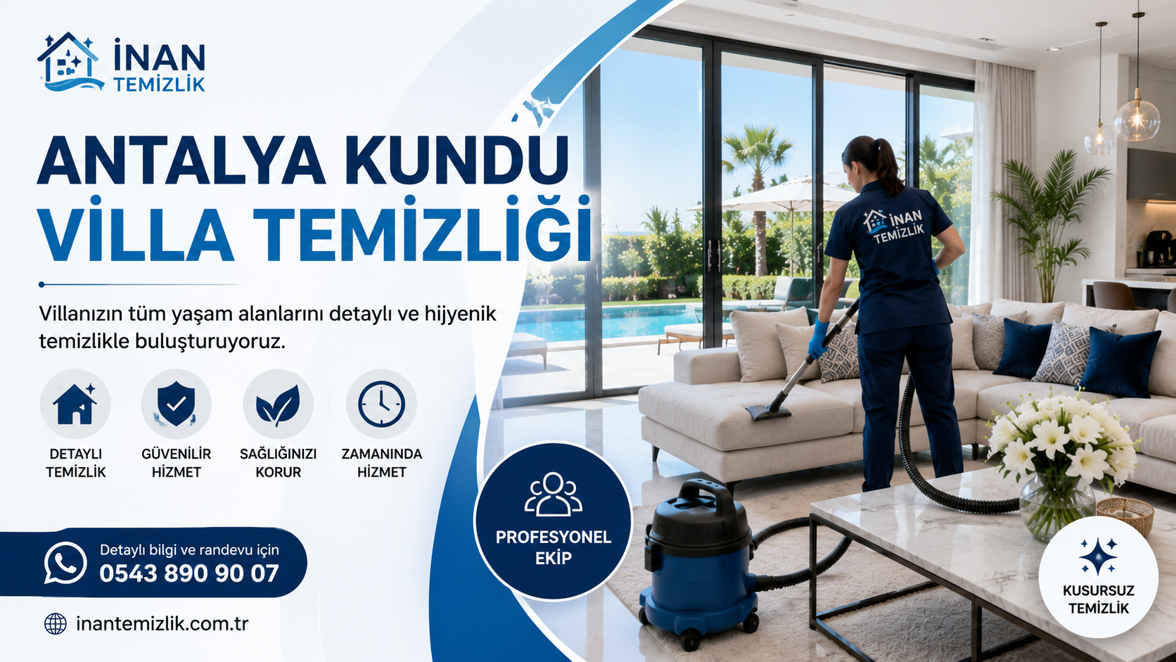 Antalya Kundu Villa Temizliği Hizmeti