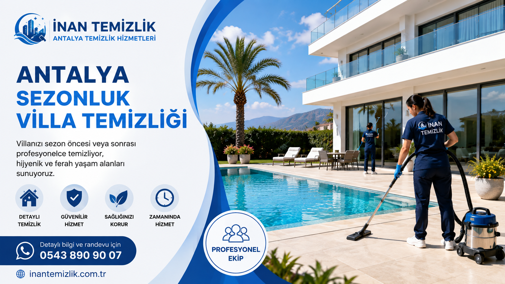 Antalya Sezonluk Villa Temizliği